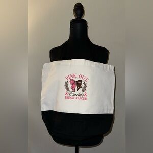 Pink Out Breast Cancer Tote Bag